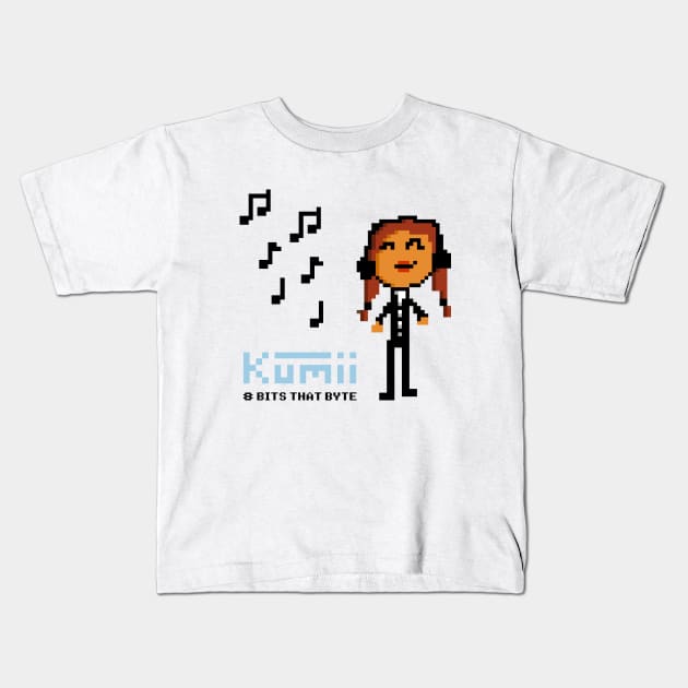 Kumii - 8 Bits that Byte Kids T-Shirt by blackcheetah